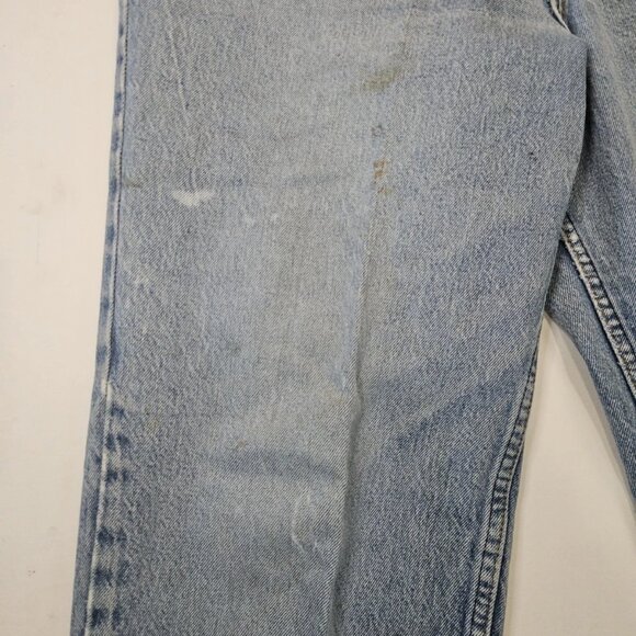 Vintage 80s Levis 501 Faded Jeans 32x32 Made USA - Picture 5 of 7
